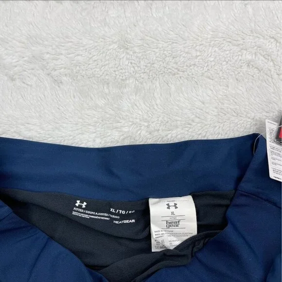 NEW Under Armour Speedpocket Shorts Womens XL Fitted NWT Blue Running Athletic - Picture 5 of 10